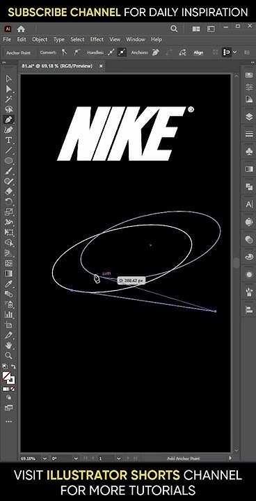 Illustrator: Nike Logo from JPG - YouTube