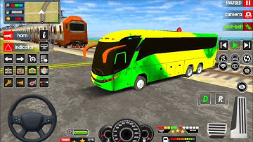 Euro Coach Bus Simulator 2025: Bus Simulator 3D City Bus Driving Games - Android iOS GamePlay
