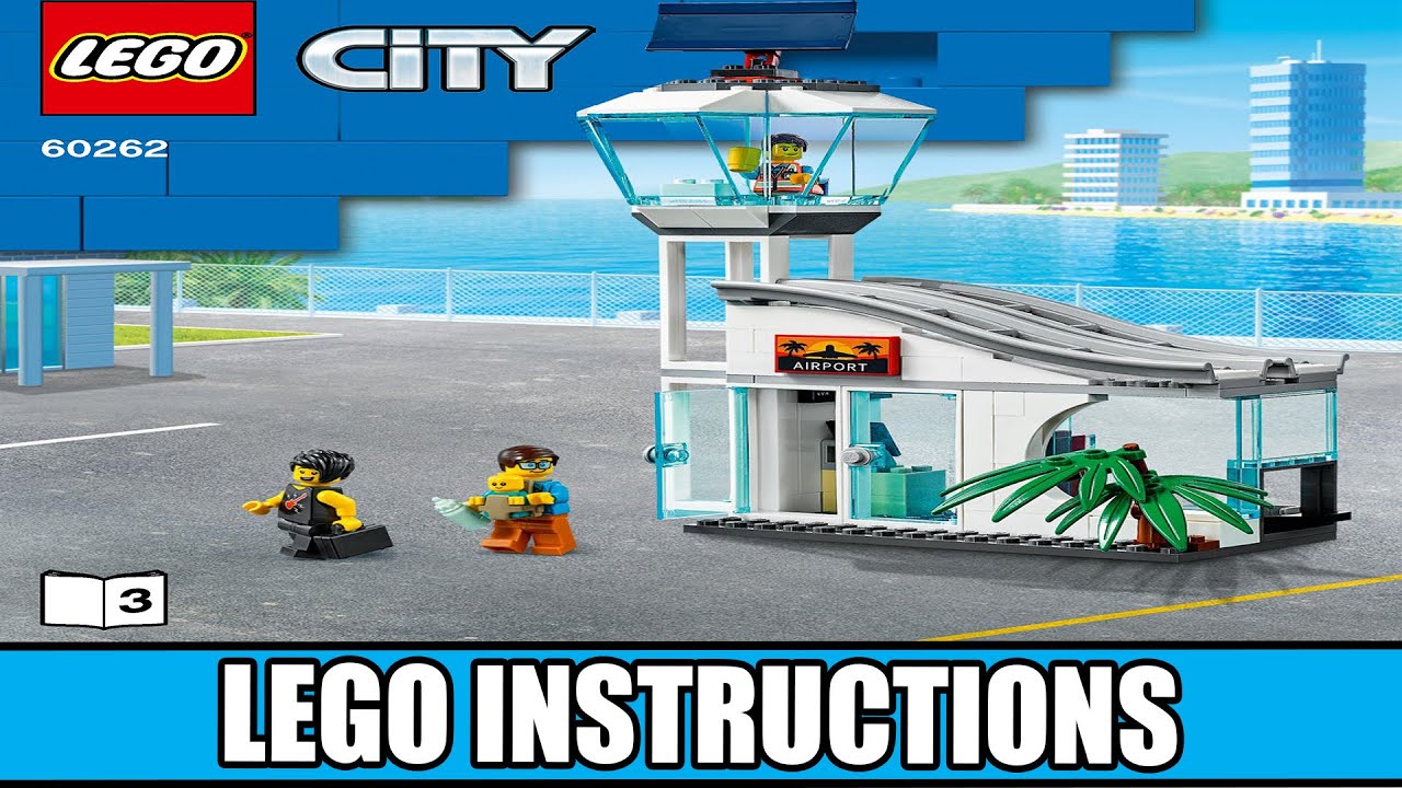 LEGO Instructions | City | 60262 | Passenger Airplane (Book 3) - YouTube