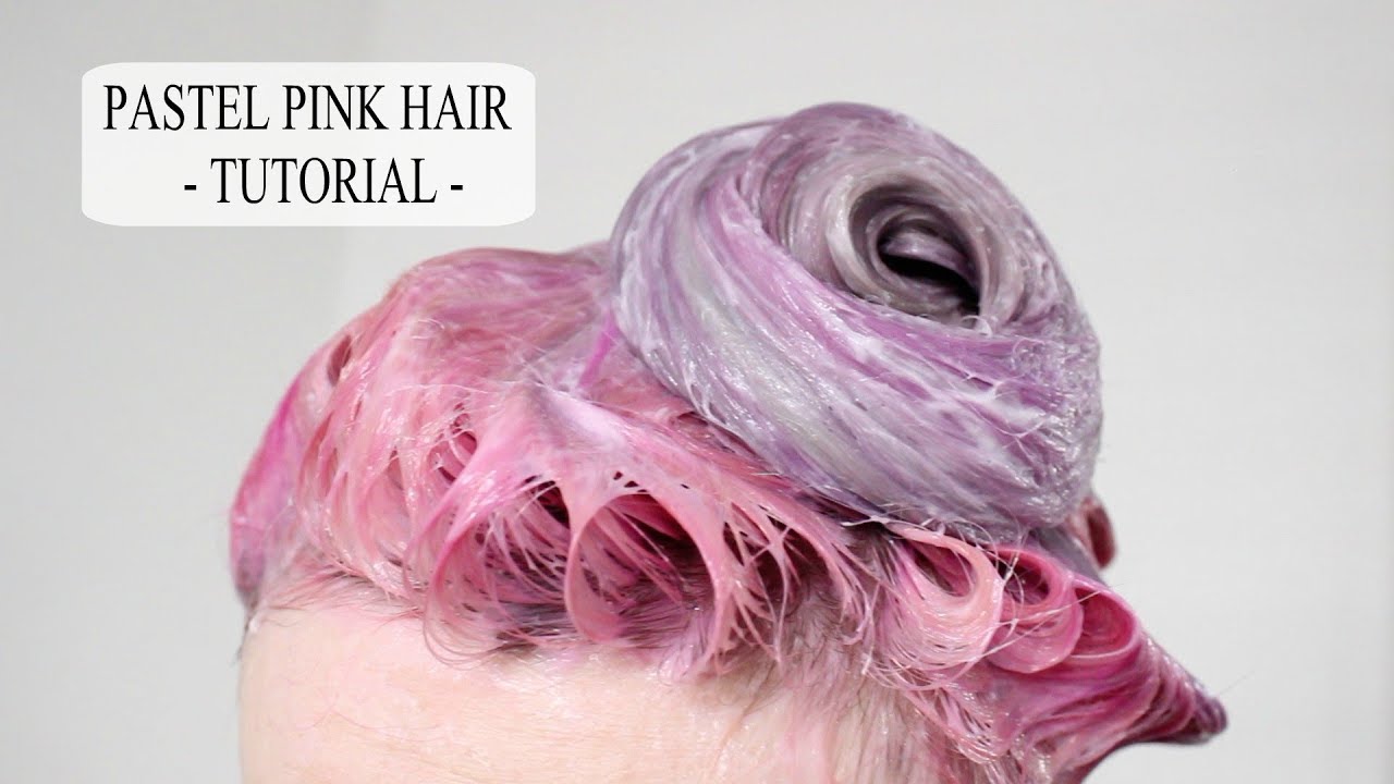 Howto Pastel Pink Hair Tutorial Youtube