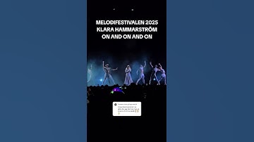Thumbnail of Klara Hammarström - On And On And On ⏰️💛 LIVE Mello 2025 🇸🇪 #melfest #melodifestivalen #sverige