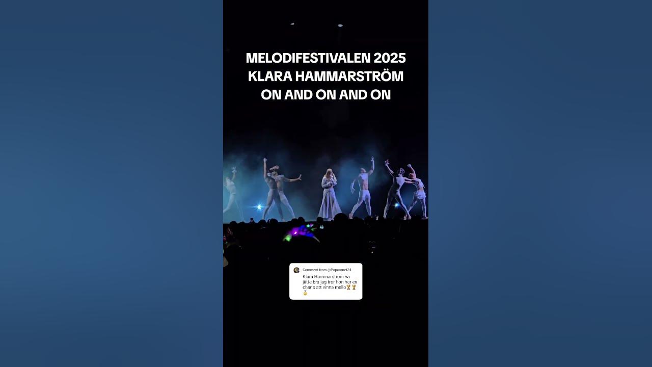 Klara Hammarström - On And On And On ⏰️💛 LIVE Mello 2025 🇸🇪 #melfest #melodifestivalen #sverige