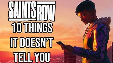Saints Row - 10 THINGS IT DOESN