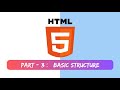 Complete HTML Tutorials for Beginners | Part -3 HTML Basic Structure | #html #codingroot #rootCoding