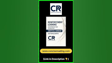 Reinforcement Learning Summary | Sutton & Barto | AI That Learns from Experience 🤖 | #booksummary