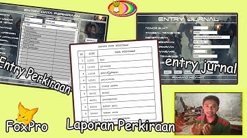Entry Kode Perkiraan, Entry Jurnal, dan Laporan Perkiraan di FoxPro