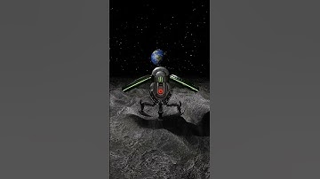 the drone moon landing | 3d animation #blender3d #shorts #moon #earth #trending @prakash.g