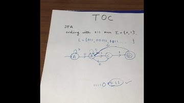 DFA in which string ending with 011