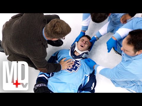 Hockey Star Breaks His Back on the Ice | Pure Genius | MD TV