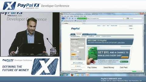 PayPal X Innovate 2010: PayPal Apps: The Future Starts Here