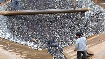 Pebbles unloading | Relaxing Sound for Meditation