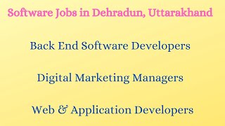 Software jobs in dehradun, uttarakhand screenshot 2
