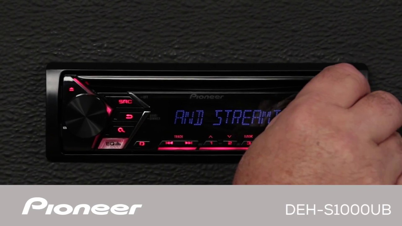 DEH-S1000UB - What's in the Box?