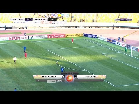 كاس اسيا تحت 23 سنة هدف مباراة كوريا الشمالية 1 0 تايلند شاشة كاملة  تعليق باسم الزير