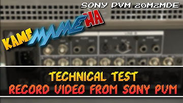 Technical Test - Record Video directly from PVM 4K - 60fps