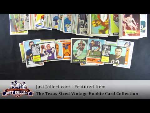 The Texas Sized Vintage Rookie Card Collection
