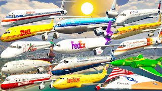 GTA V: Every McDonnell Douglas Airplanes Spring Best Extreme Longer Crash and Fail Compilation