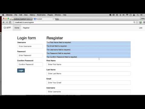 CodeIgniter Tutorial for Beginners Lecture  50