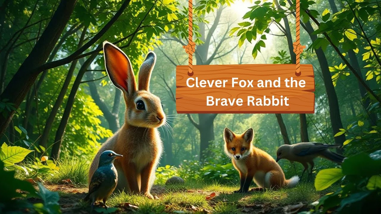 The Cleaver Fox and the Brave Rabbit Exciting Story | Hindi Cartoon ...