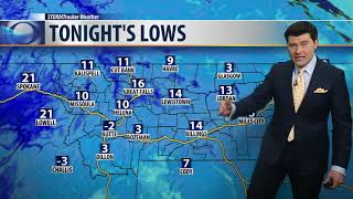 One more chilly day before temperature begin to climb