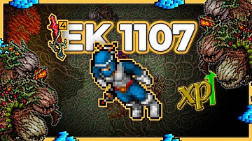 EK 1107 Hunt x4 Podzilla Stalk (Rootthing) 14.4kk/h Raw + 3.9kk Profit - Tibia Hunt [13.40] #tibia