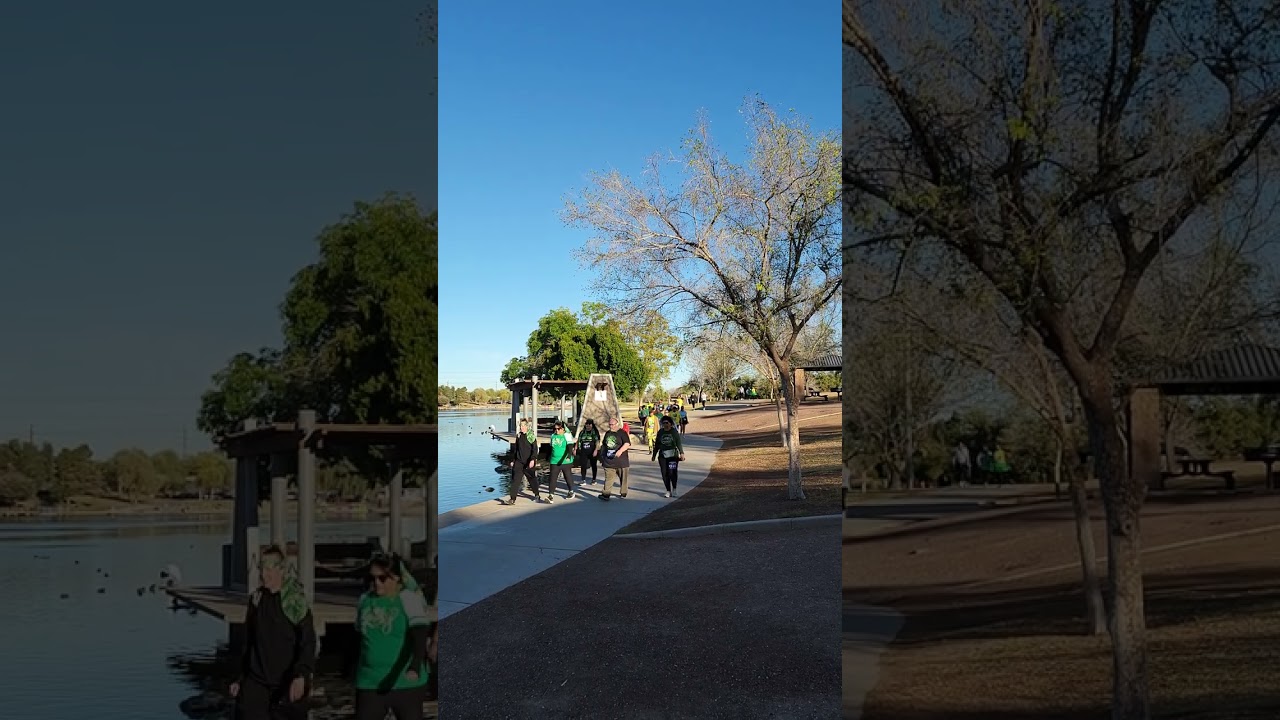 [4K] Shamrock Run 10K Run Passing Kiwanis Lake