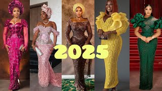 Beautiful African Lace Dresses, Skirts & Blouse Styles Elegant African Fashion Inspiration