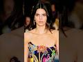 Kendall Jenner Struts for Versace