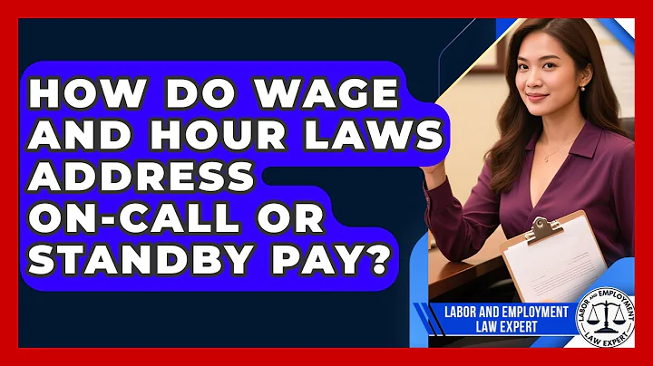 How Do Wage and Hour Laws Address On-Call or Standby Pay? | Labor and Employment Law Expert News