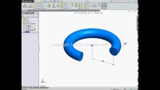 Solidworks tips & tutorial -8: How to use revolve boss feature?