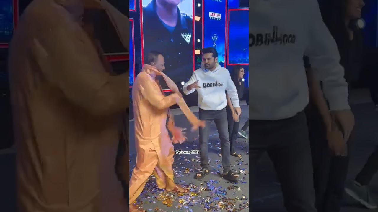 MLA Malla Reddy dancing with hero 