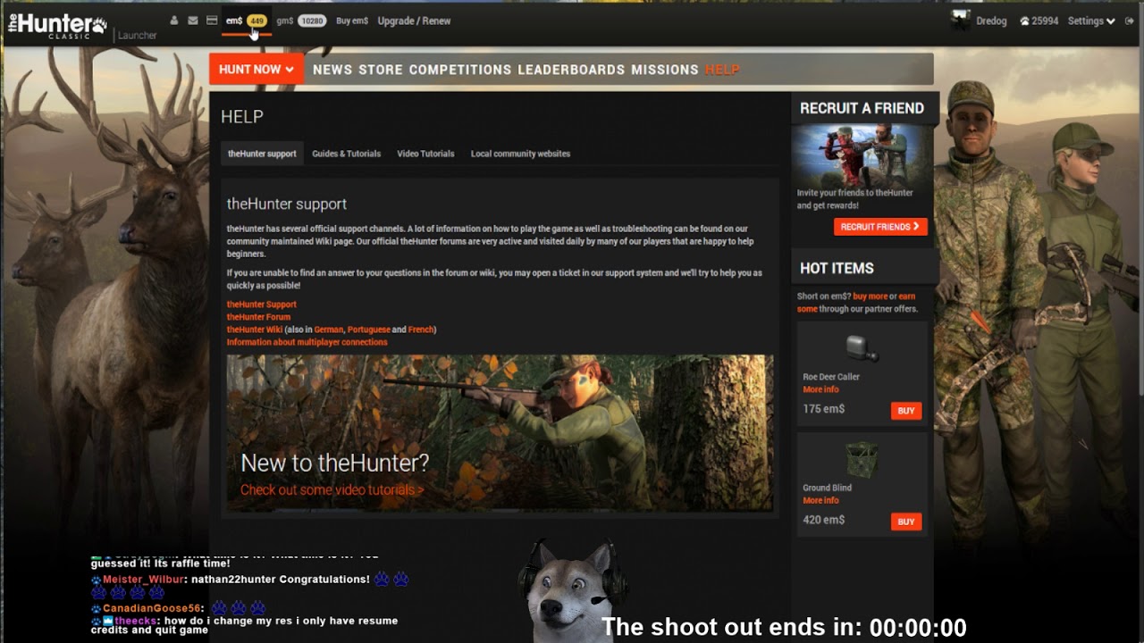 The hunter How do you change Resolution and Menu info 2019 YouTube