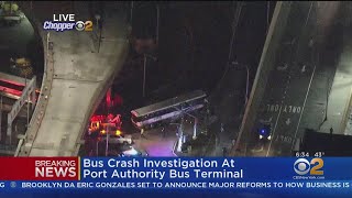 Crash At Port Authority Bus Terminal