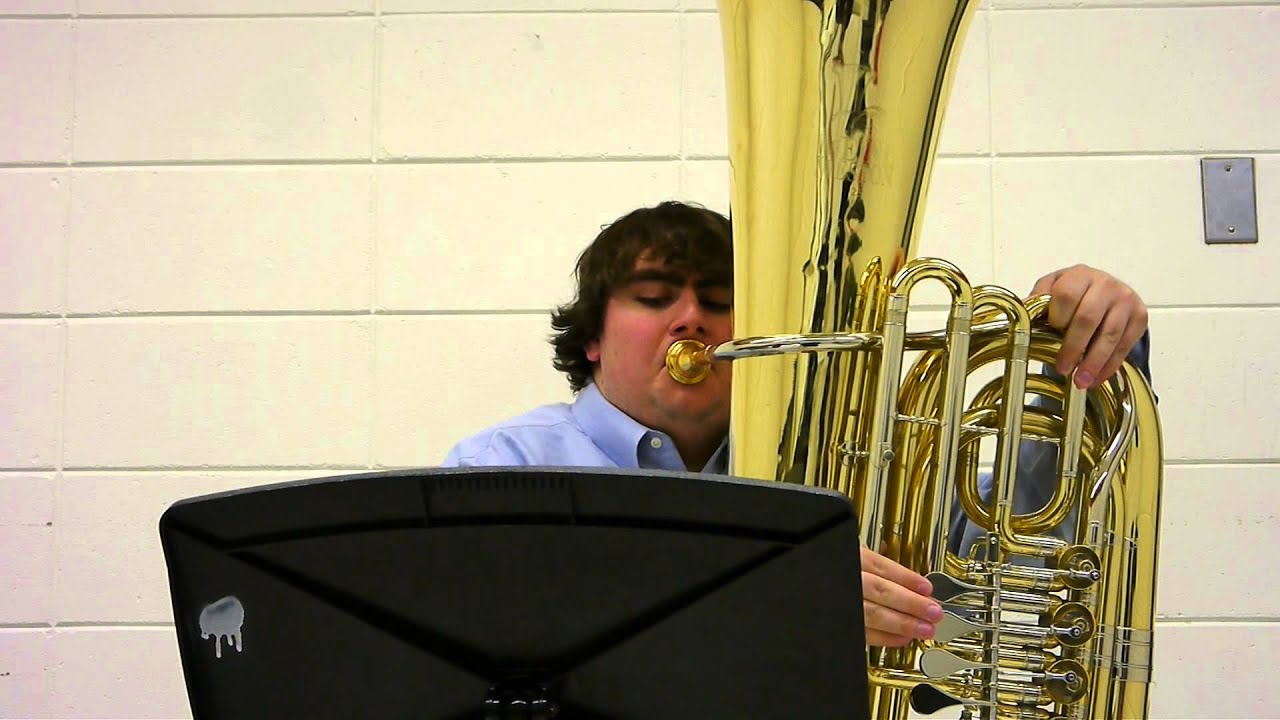 MSUM Tuba Audition, Slower Etude YouTube