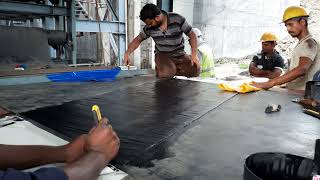 steel cord conveyor belt hot joint preparation