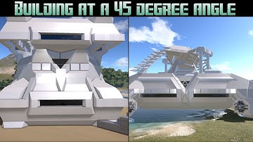 Empyrion Galactic Survival - Building at a 45 degree angle