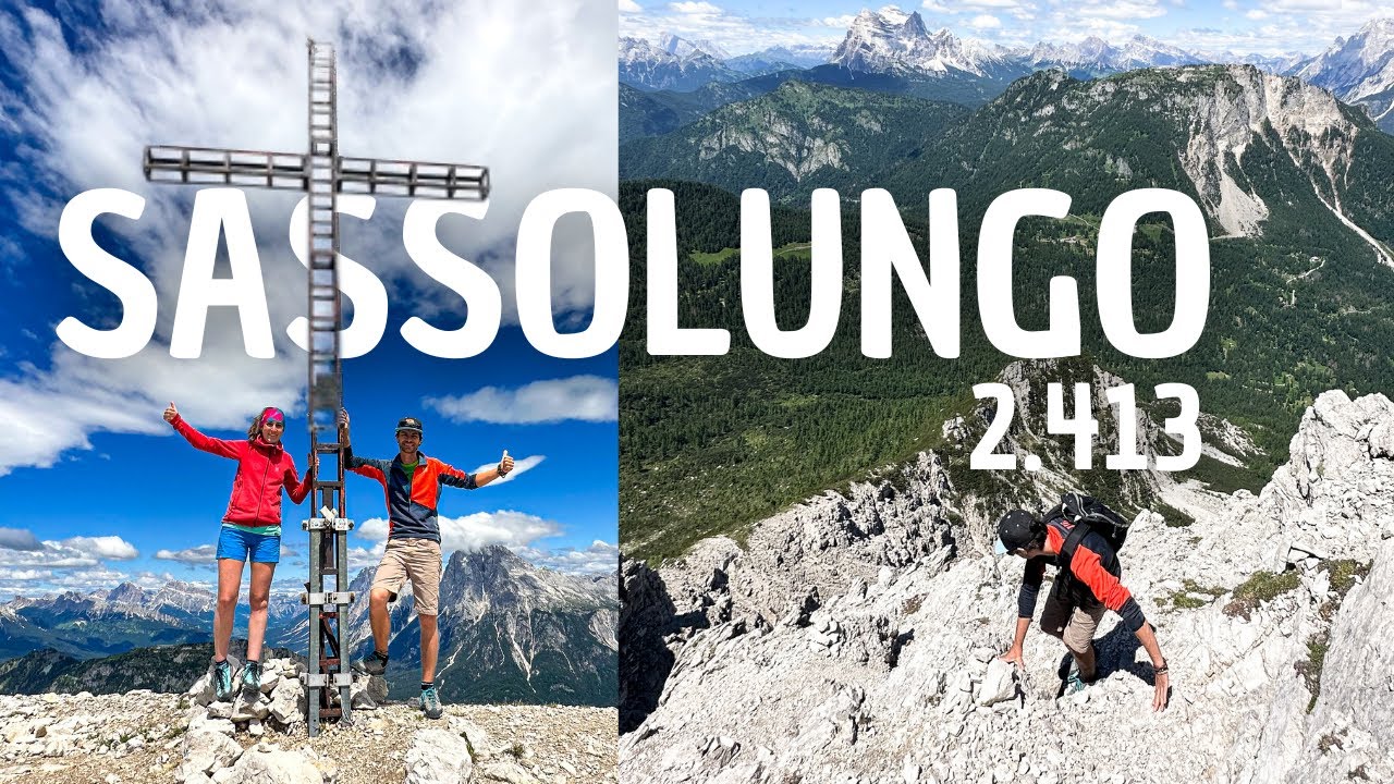 CIMA SASSOLUNGO DI CIBIANA per la via normale | DOLOMITI