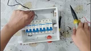 Paano ang wiring ng Distribution Panel 8ways Single phase 220VAC? Electric-Al Ep. 11