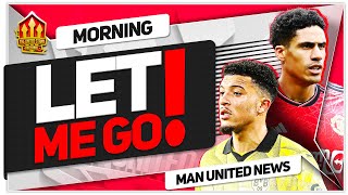 Sancho \& Varane TRANSFER Decision! Greenwood BARCA Blow! Man Utd News