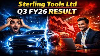 Sterling Tools Q3 FY26 Results 😱 | Auto Sector Revival या Slowdown? Full Analysis
