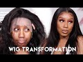 WIG TRANSFORMATION: HOW TO MAKE YOUR WIG LOOK NATURAL + STYLING TIPS| ISEE HAIR