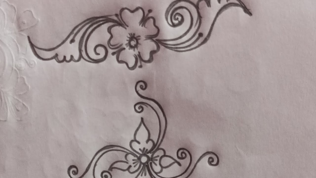 beautiful creative rangoli side borders