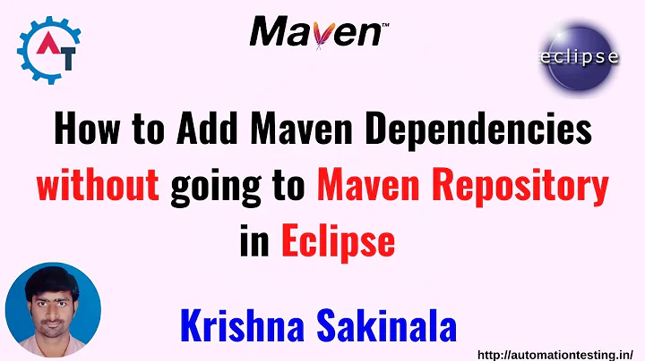 Add or Update Maven Dependencies without pom.xml file in Eclipse | How to add maven dependencies