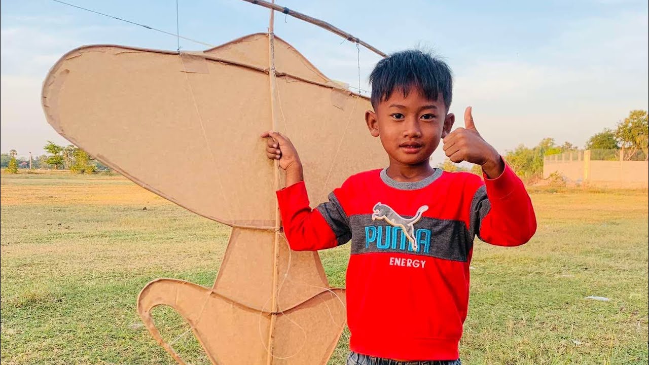 ក្មេងៗភូមិខ្ងុំបង្ហោះខ្លែងសប្បាយៗ kite 🪁