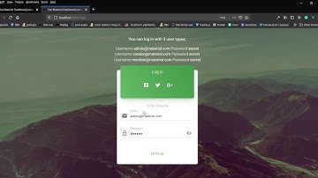 vue material dashboard laravel pro Setup Part 2