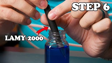 Een stapsgewijze handleiding voor het vullen van de LAMY 2000