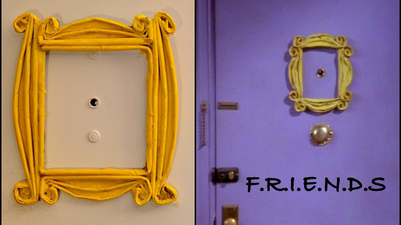 Porte-clé en résine avec inscription « Friends » - Pour porte de Monica -  Violet : : Cuisine et Maison