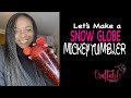 How to Make a Snow Globe  Glitter Mickey Tumbler DIY