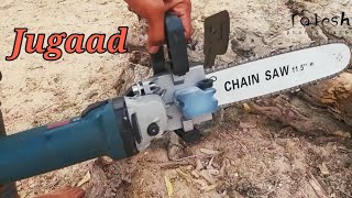 Amazing Gadget For Angle Grinder|| Electric Chain Saw Adapter 11.5' Unboxing And Assembling