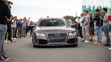 533HP Supercharged Audi A7 w/ Custom Exhaust - LOUD Revs, Accelerations & Crackles !